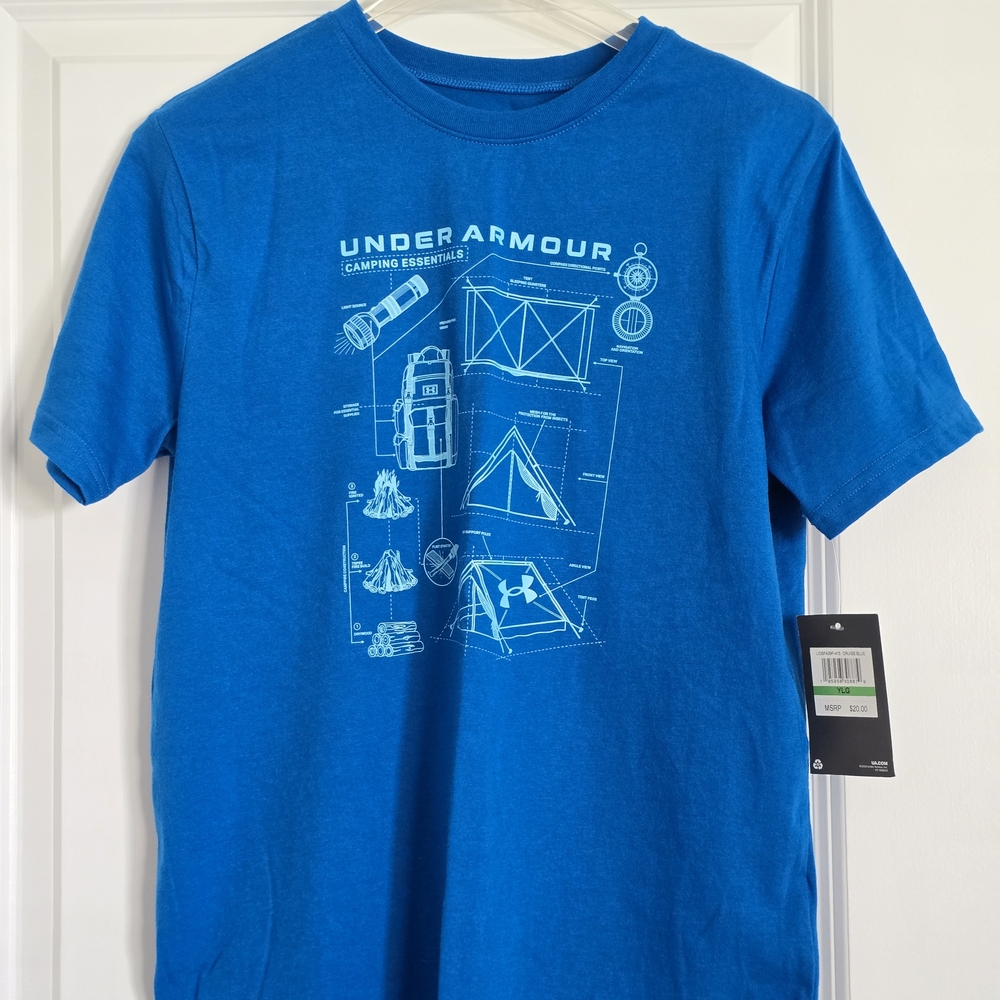 Under Armour Kids Blue Graphic Tee